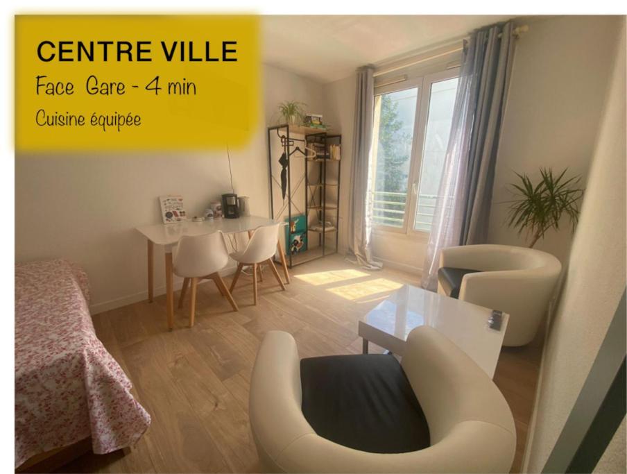 Appartement En Face De La Gare - Centre Ville Poitiers Luaran gambar
